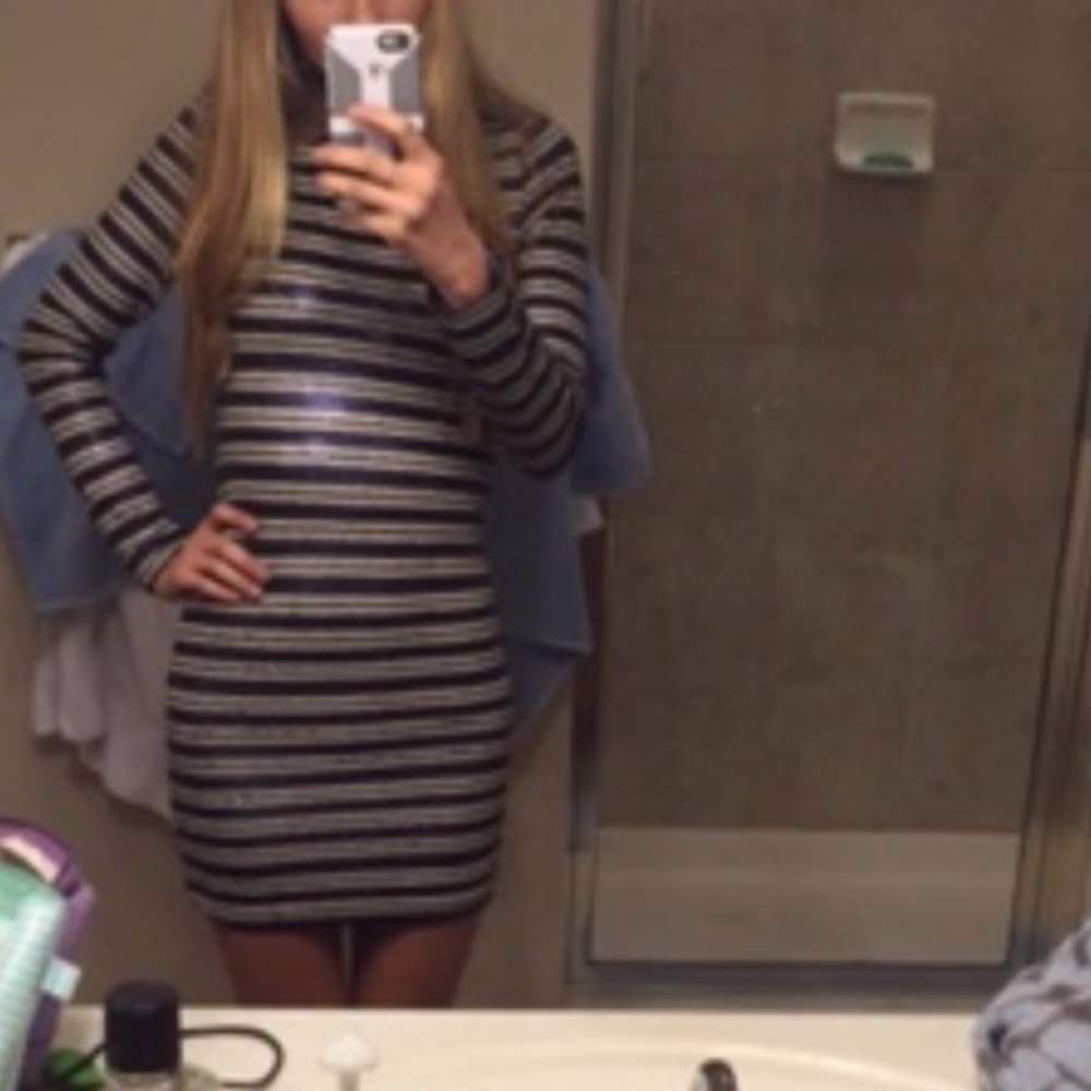Sequin tight cocktail dress